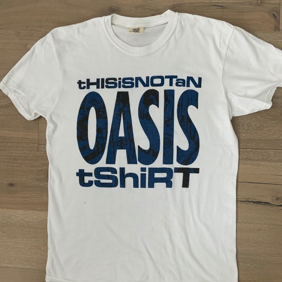 Das Bootleg Oasis Fugazi style t shirt size Medium - Picture 1 of 2